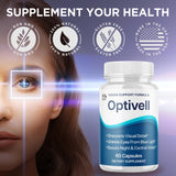 MJO Optivell Eye Capsules on a wooden table