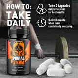 MJO Primal Storm Capsules lifestyle scene on a kitchen counter