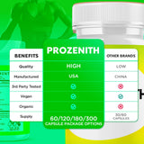 MJO Prozenith Blended Vitamin & Mineral Supplement ingredients list