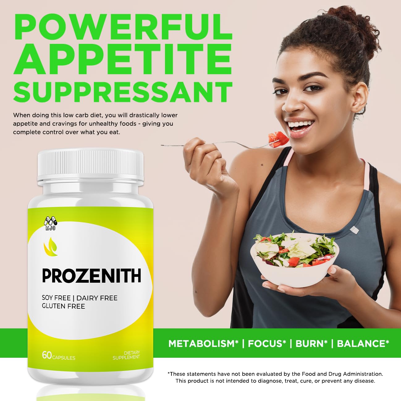 MJO Prozenith Blended Vitamin & Mineral Supplement packaging details