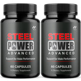MJO Steel Power Capsules bottle front view