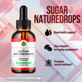 MJO Sugar Nature Drops bottle back view with ingredients