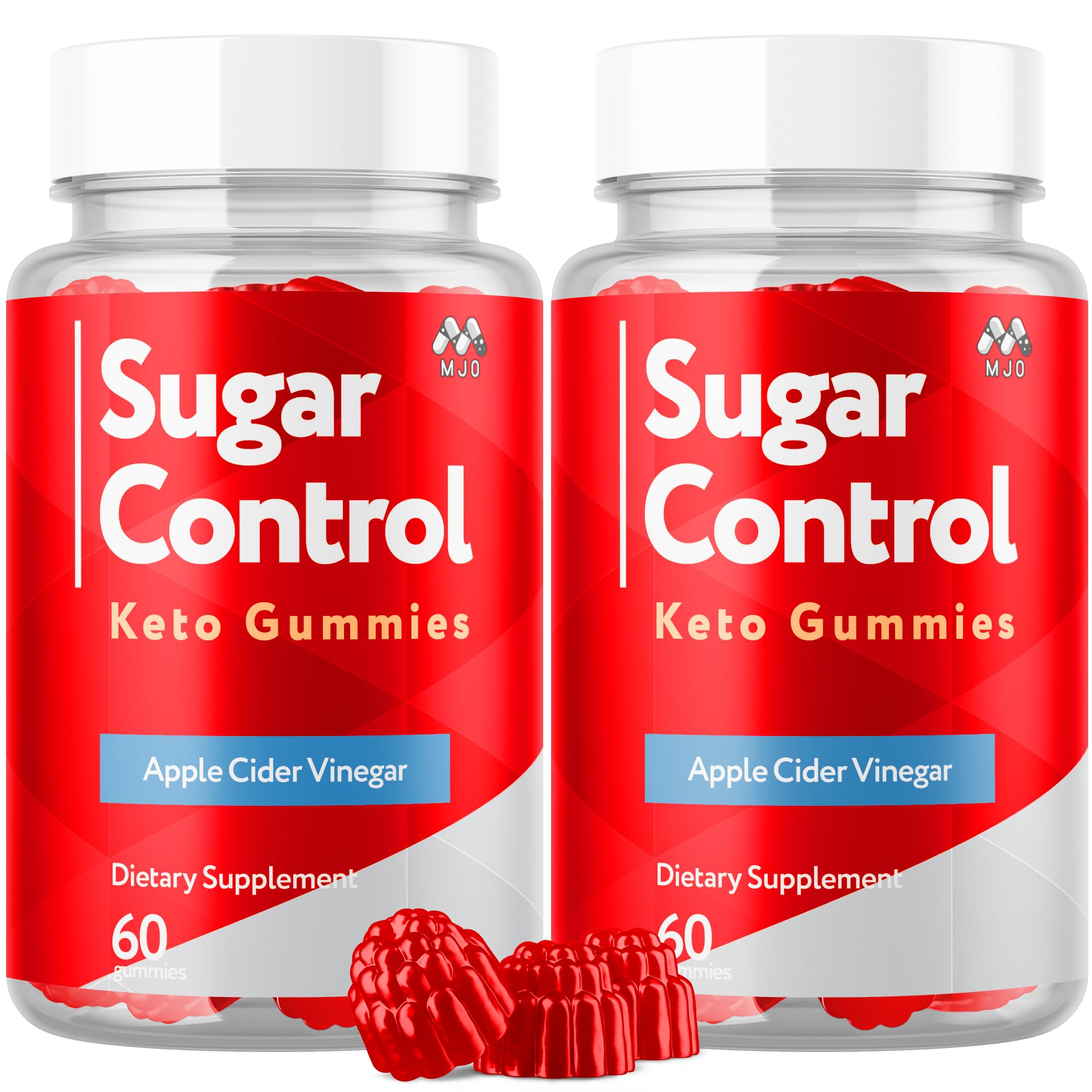 MJO SugarControl Keto Gummies 340g front view