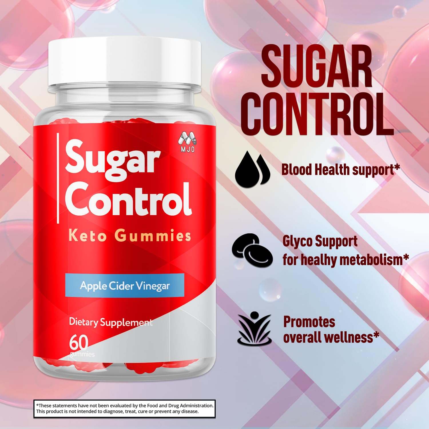 MJO SugarControl Keto Gummies nutritional information