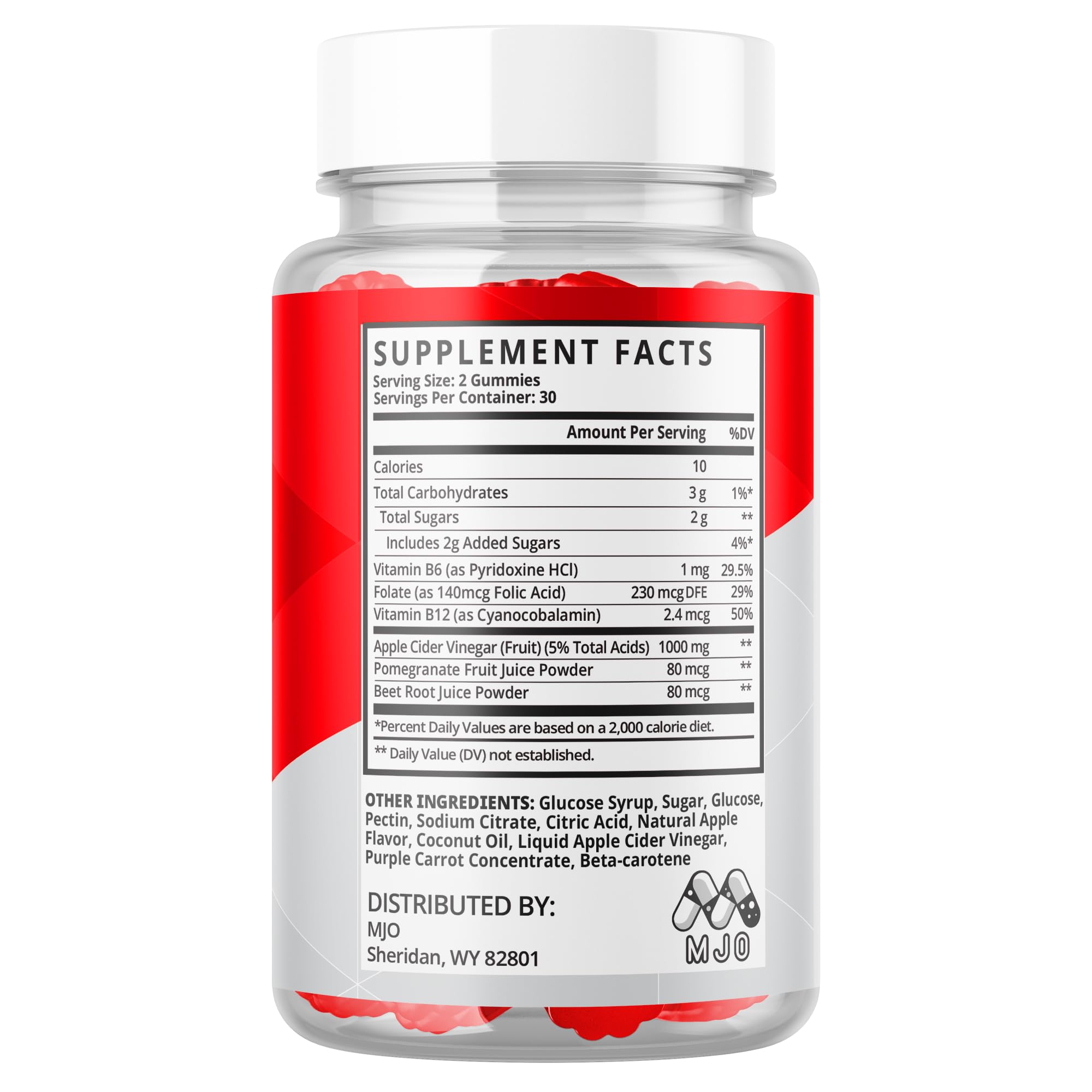 MJO SugarControl Keto Gummies with fresh apples and vinegar