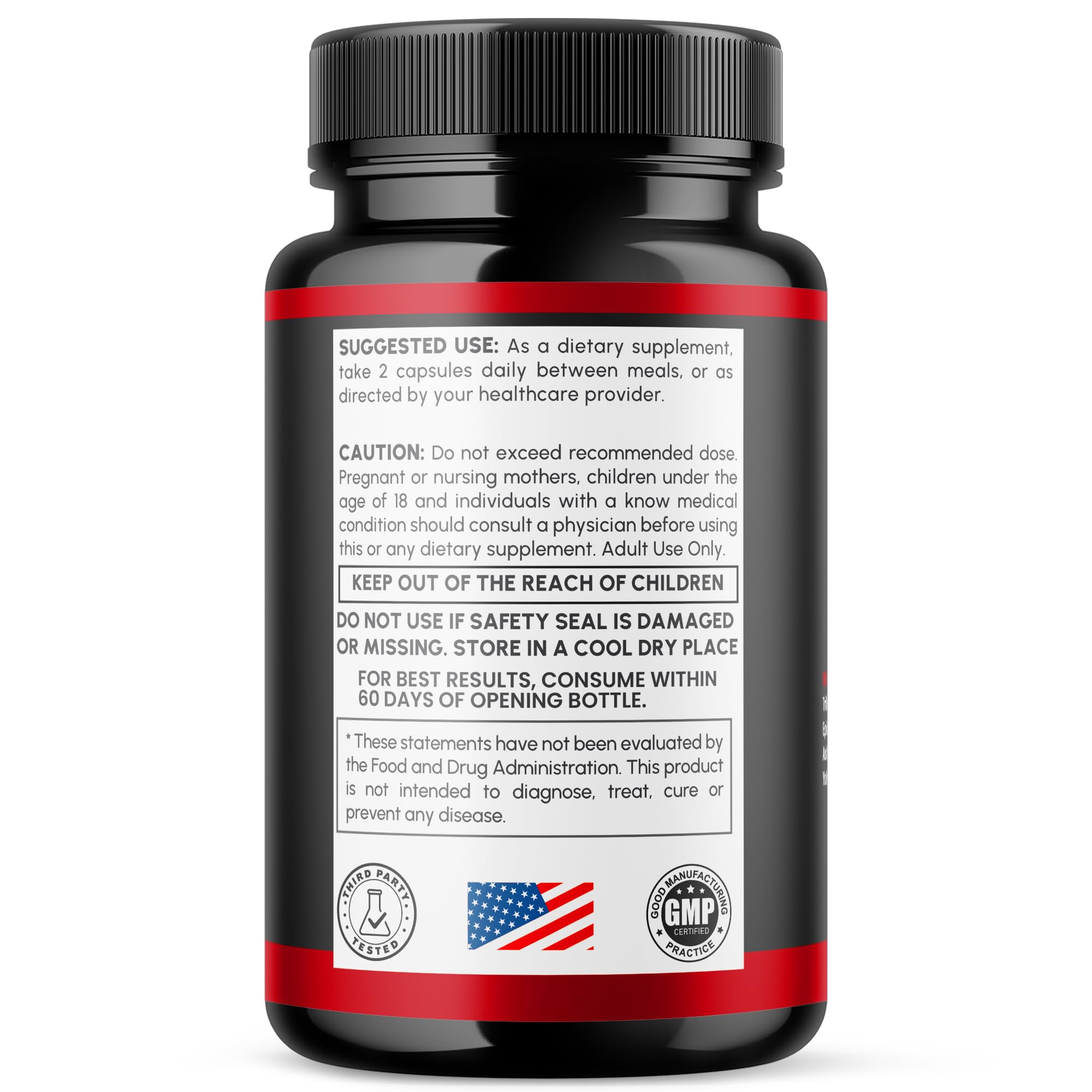 MJO Testo Dark Capsules in hand