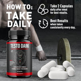 MJO Testo Dark Capsules nutrition facts