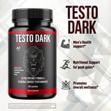 MJO Testo Dark Capsules on a wooden table