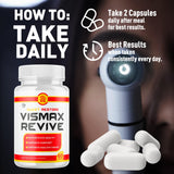 MJO Vismax Revive Capsules side view showing capsule size