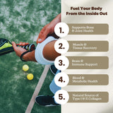 MK Supplements Bone & Marrow Capsules nutritional information on label