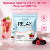 MKSUVGQ Calming Drink Mix 150g back view with ingredient list
