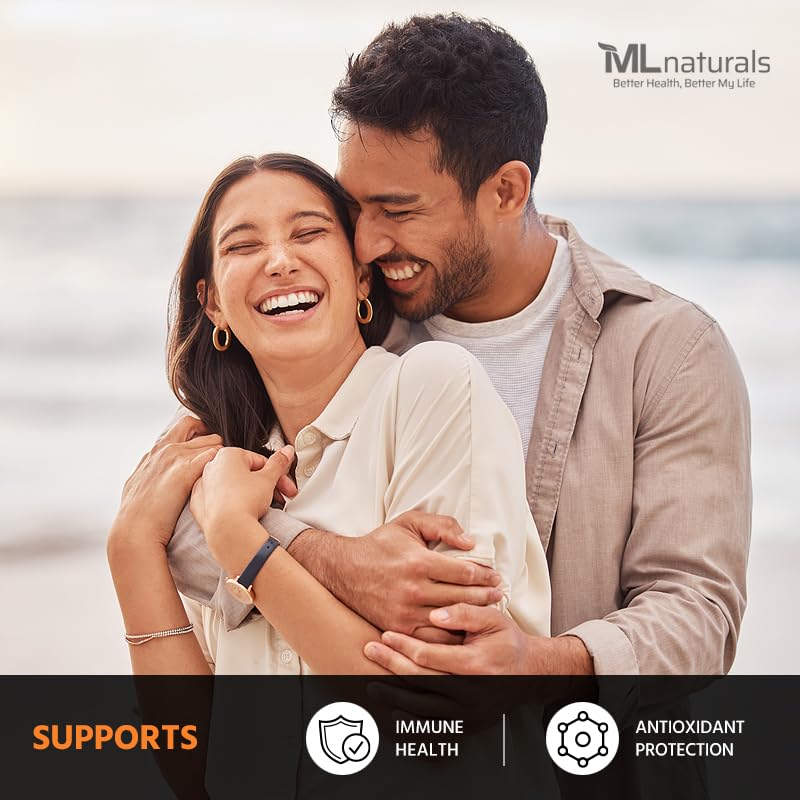 ML Naturals Liposomal Vitamin C 1700mg capsules in a lifestyle setting