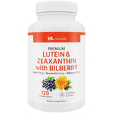 ML Naturals Lutein & Zeaxanthin with Bilberry 40mg capsules front view
