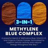 MOBISOUL Methylene Blue Capsules 30mg with Vitamin C and Cacao