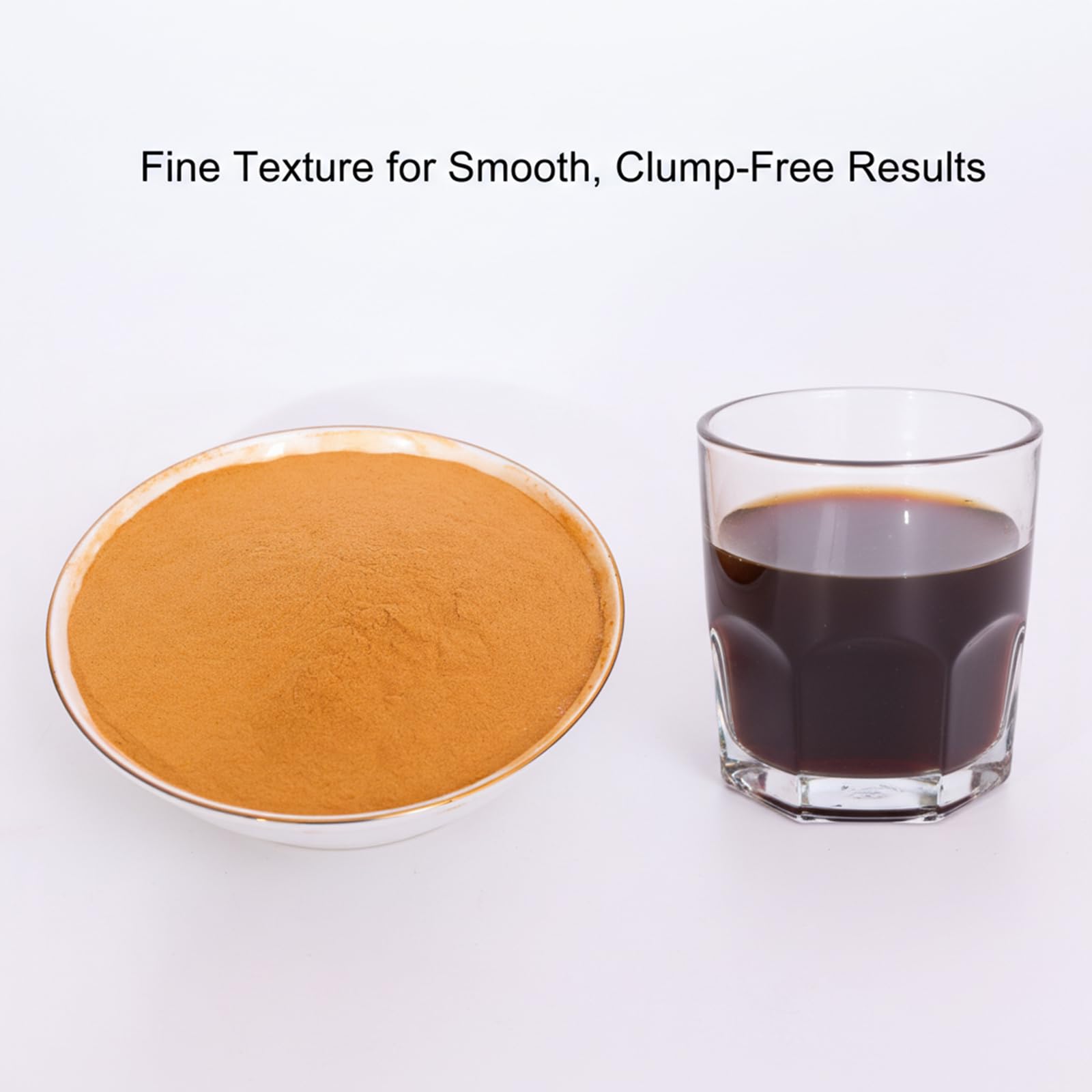 MOCKRAND Lion's Mane Mushroom Extract Powder in a bowl