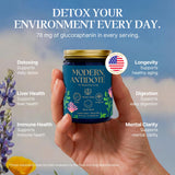 Modern Antidote Chlorophyll Powder packaging side view
