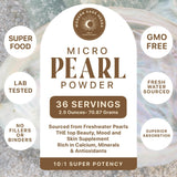 Modern Sage Herbs Pearl Powder in a bowl with a spoon