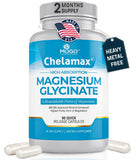 MOGO Pure Magnesium Glycinate Capsules 200mg front view