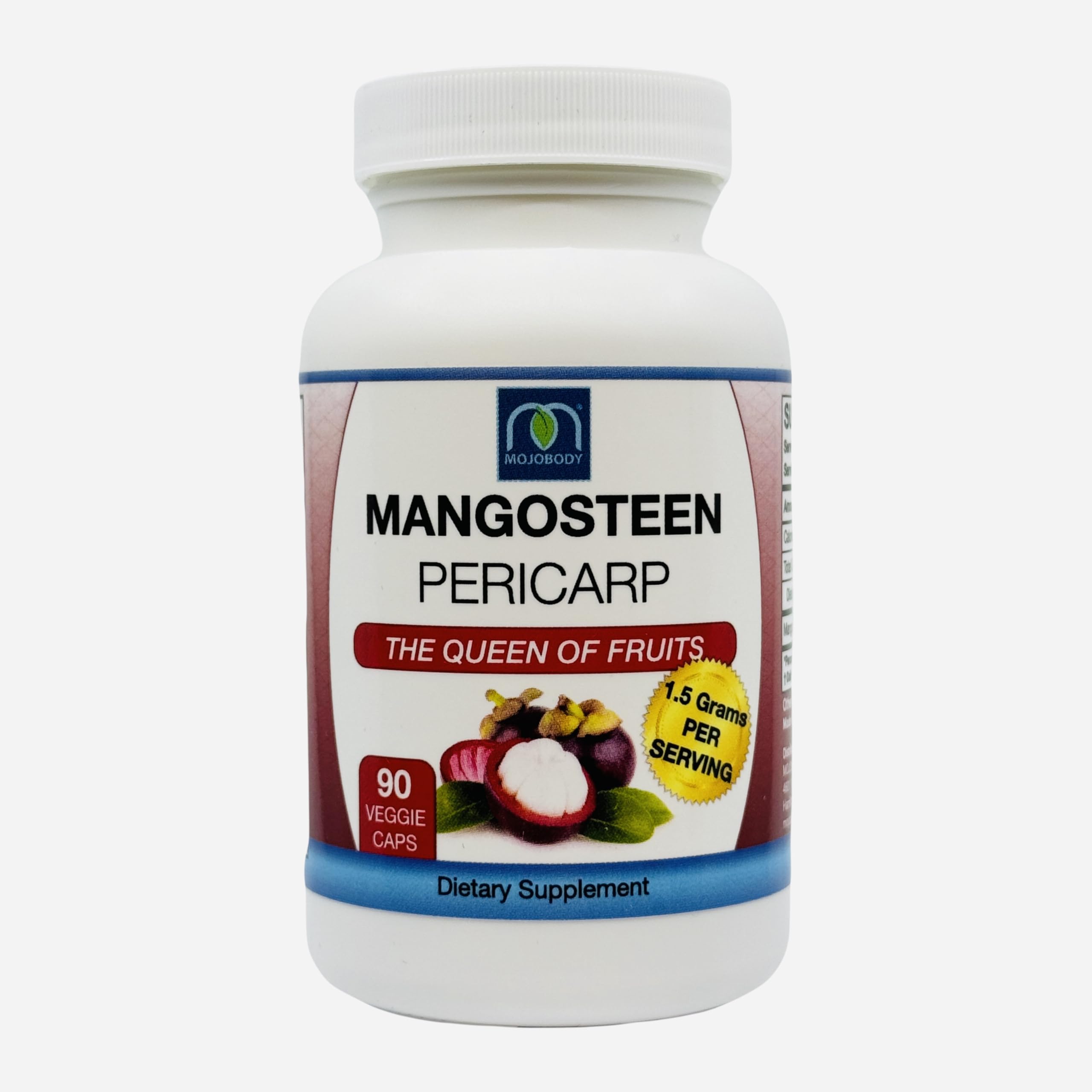 MOJObody Mangosteen Pericarp supplement top view