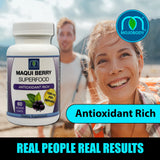 MOJObody MaquiForza Organic Maqui Berry Supplement capsule close-up