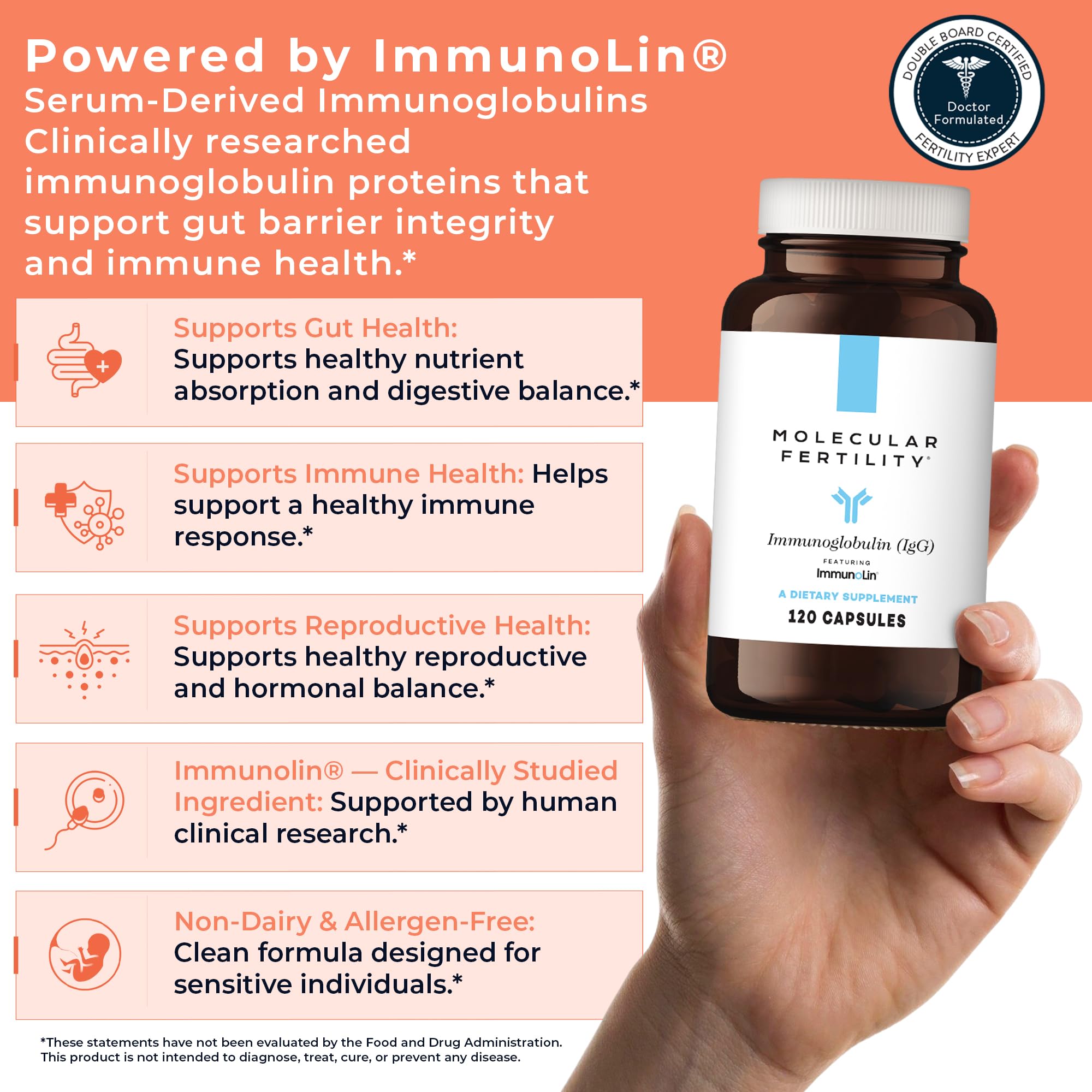 Molecular Fertility Advanced Reproductive Wellness Support 100g capsule close-up