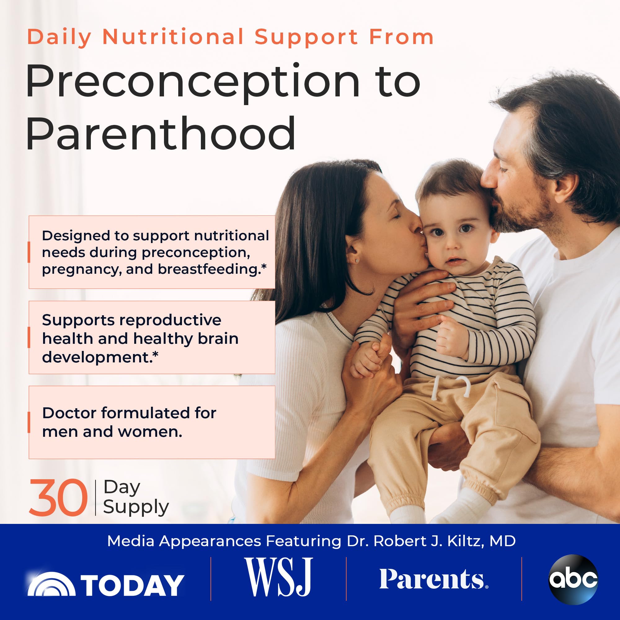 Molecular Fertility Omega-3 Softgels with a measuring spoon