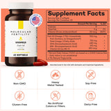 Molecular Fertility Omega-3 Softgels with a natural background