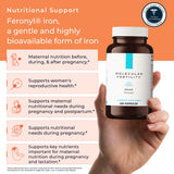 Molecular Fertility Prenatal Vitamins 100g side view