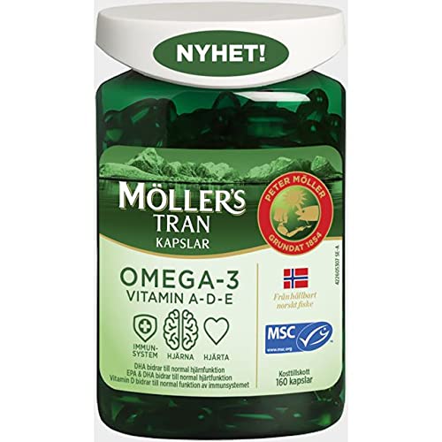 MÖLLER'S Omega-3 Capsules 363g front view