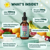 molorik pure Zeolite Liquid Drops with organic chlorella