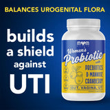 MOM NUTRIX Women's Daily Probiotic capsules in hand