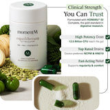 momentM Equilibrium Complete Gut Support Formula 30 Capsules side view