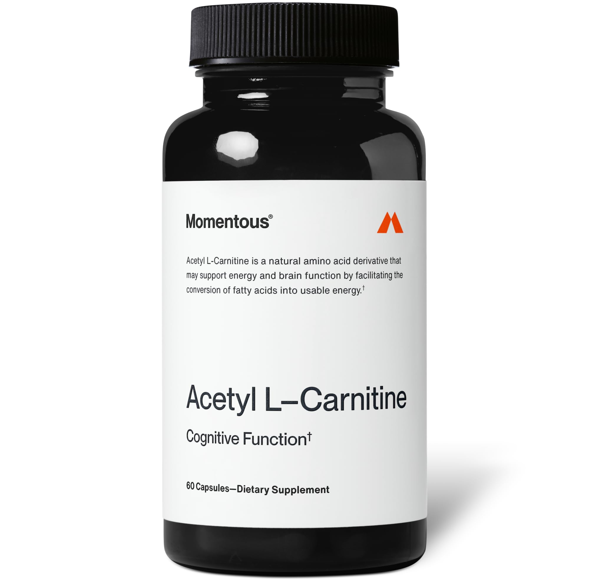 Momentous Acetyl L-Carnitine 60 capsules front view
