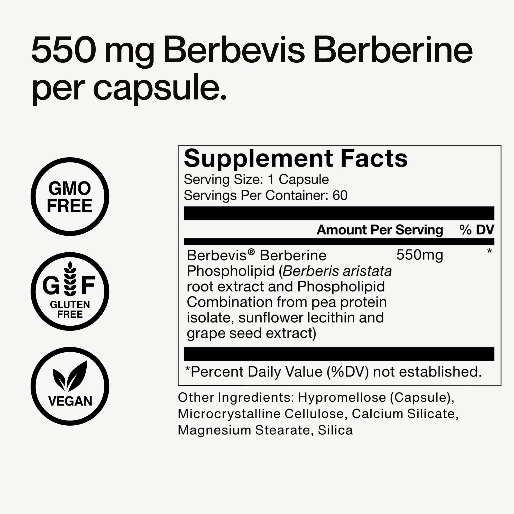 Momentous Berberine bottle with a measuring spoon
