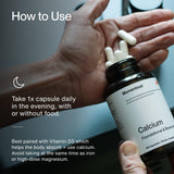 Momentous Calcium Dicalcium Malate Supplement ingredients list