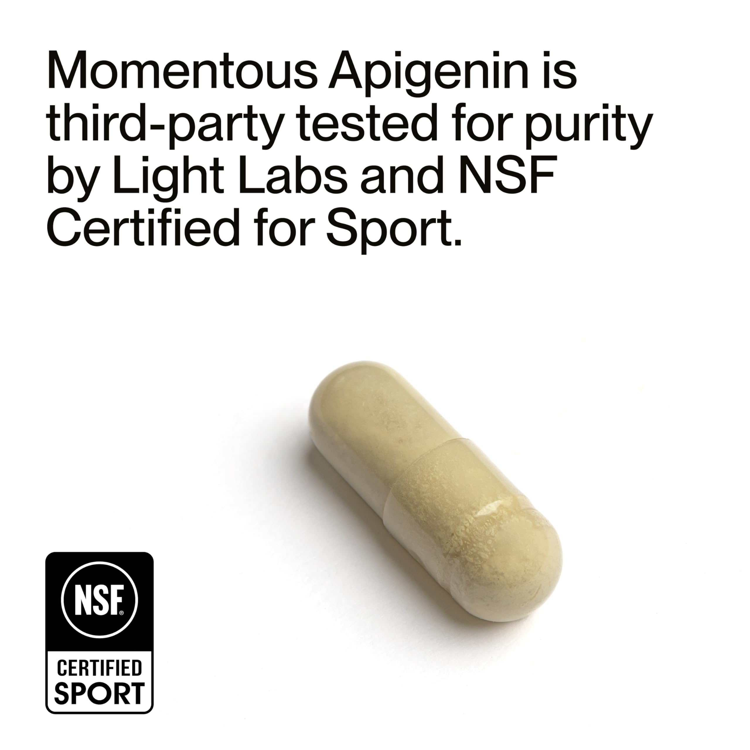 Momentous Capsules back view highlighting ingredients