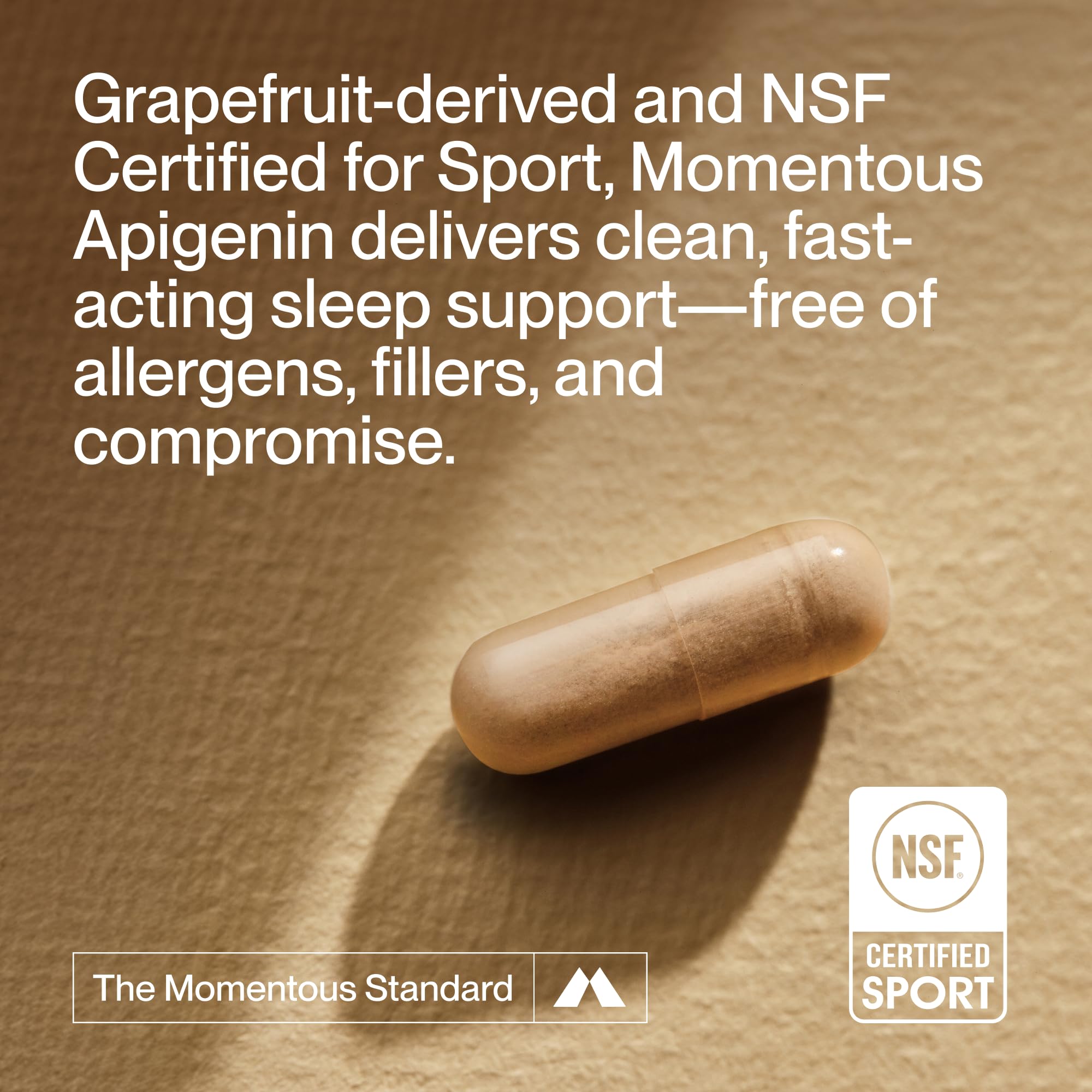 Momentous Capsules open bottle with capsules visible