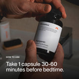 Momentous Capsules showing dosage instructions on label