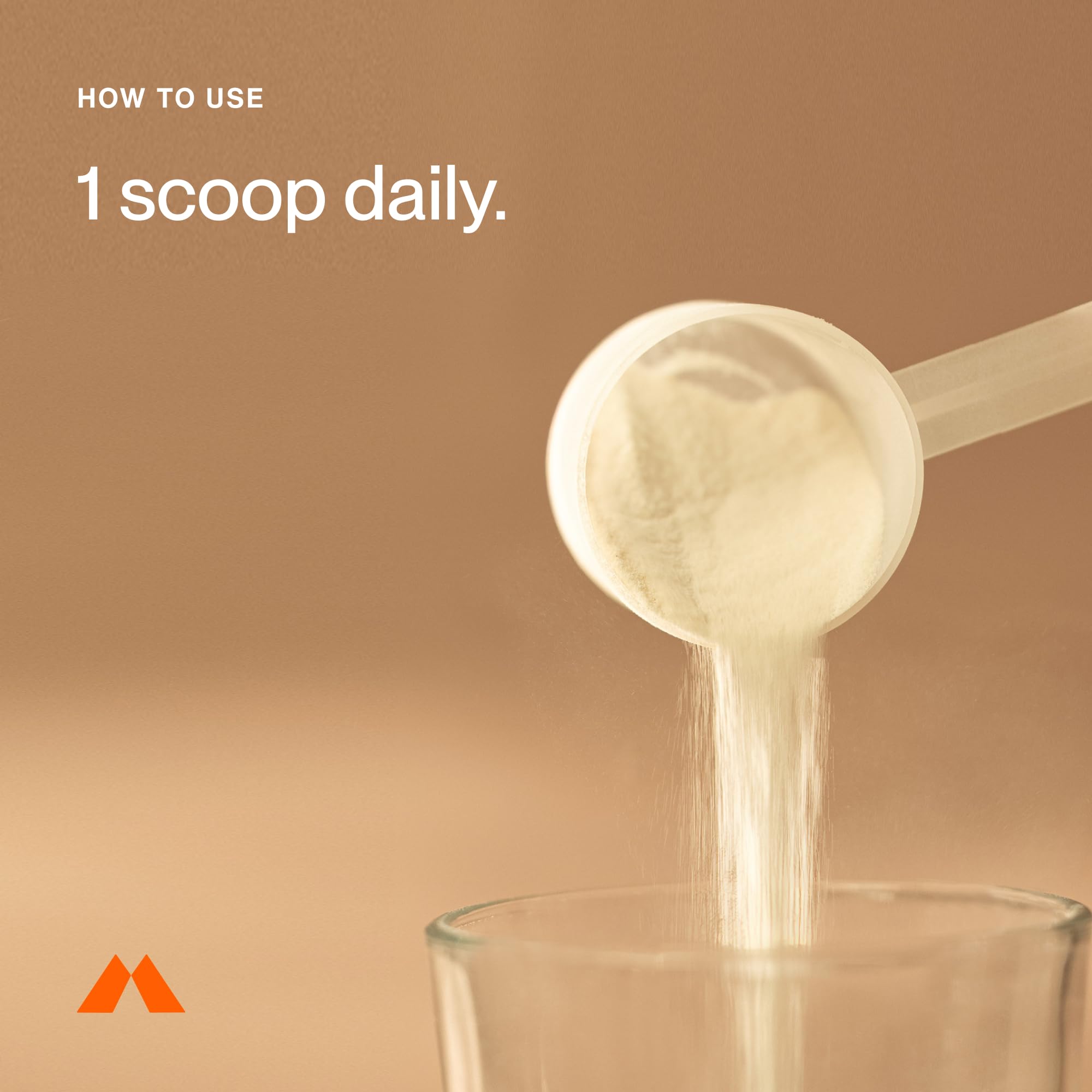 Momentous Collagen Peptides Powder 532g on a kitchen countertop