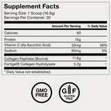 Momentous Collagen Peptides Powder 532g top view of the container