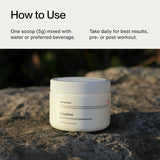 Momentous Creatine Powder 150g in a shaker bottle