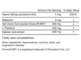 Momentous Elite Sleep Blend 59g capsules side view