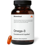 Momentous Fish Oil Omega-3 Supplements front view with packaging