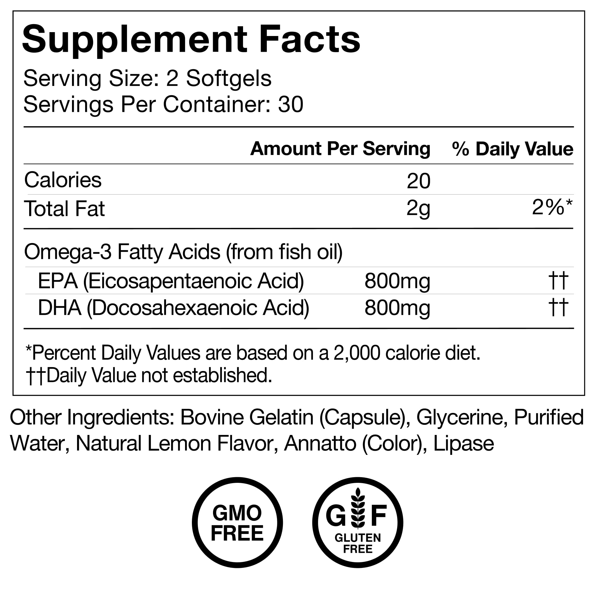 Momentous Fish Oil Omega-3 Supplements on a wooden table
