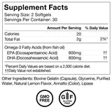 Momentous Fish Oil Omega-3 Supplements on a wooden table