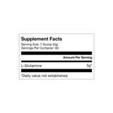Momentous L-Glutamine Powder 372g packaging side view