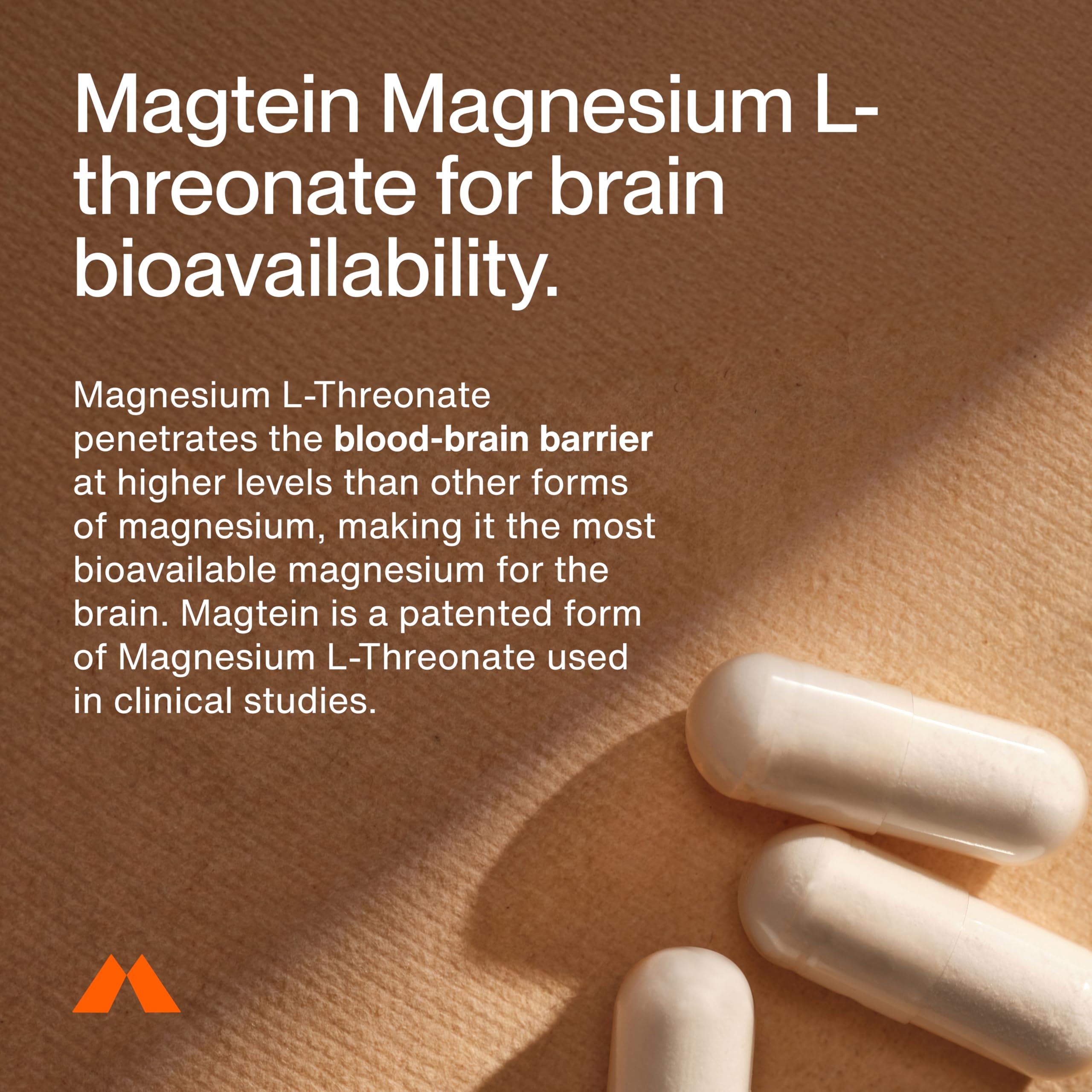 Momentous Magnesium L-Threonate 145mg supplement bottle side view
