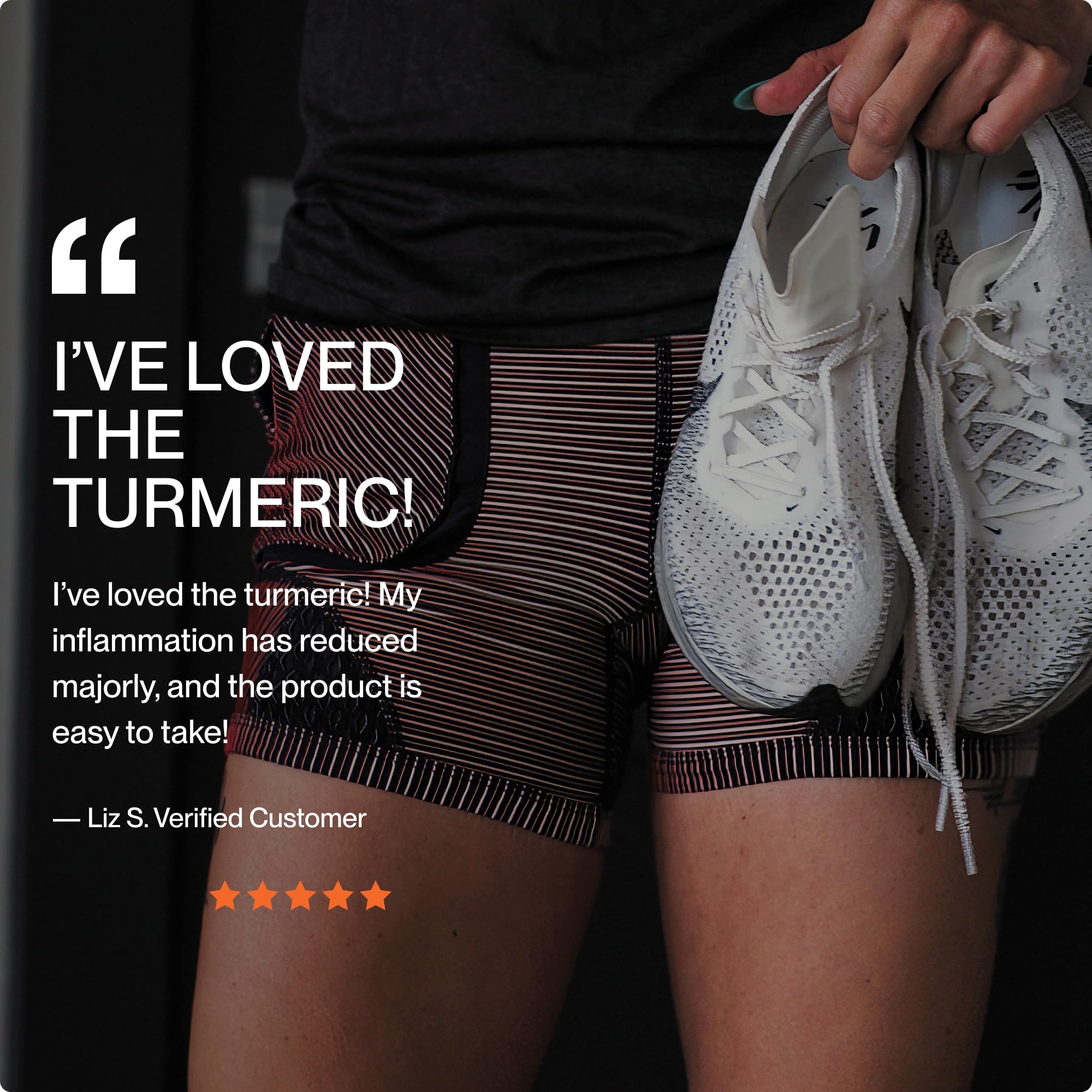Momentous Turmeric Curcumin Supplement side view showing capsule