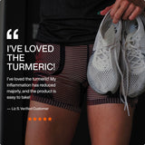 Momentous Turmeric Curcumin Supplement side view showing capsule
