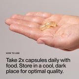 Momentous Vegan Omega-3 supplement packaging details